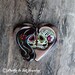 Ashes to Ashes . . . Forever Love Day of the Dead Couple Necklace