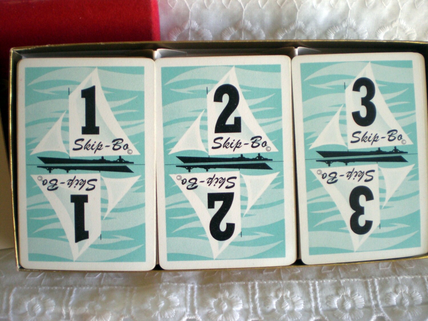 Vintage Skip Bo Card Game 1967 Complete in Original Box Toy