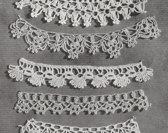 1940 Lace Edgings Vintage Crochet Pattern