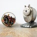 vintage pencil sharpener / Boston champion metal pencil sharpener / industrial school supplies