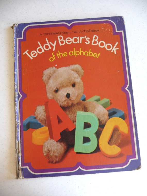 Items similar to vintage childrens book, Teddy Bears Book of the ...