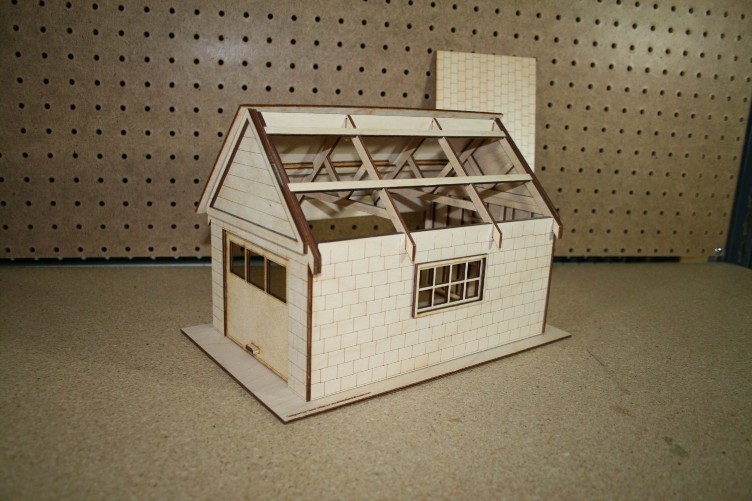 1/2 scale Dollhouse Garage Kit by VictorianDollhouse on Etsy