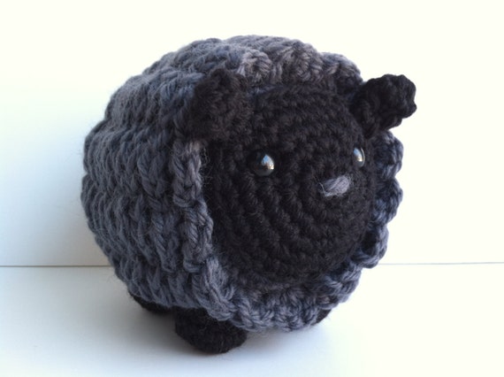 stuffed animal black sheep