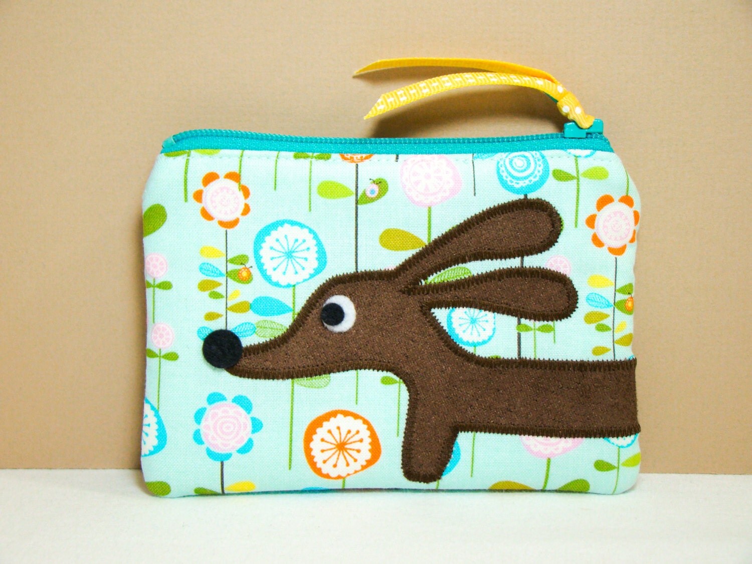 Dachshund Wiener Dog Coin Purse Doxie in the Whimsical
