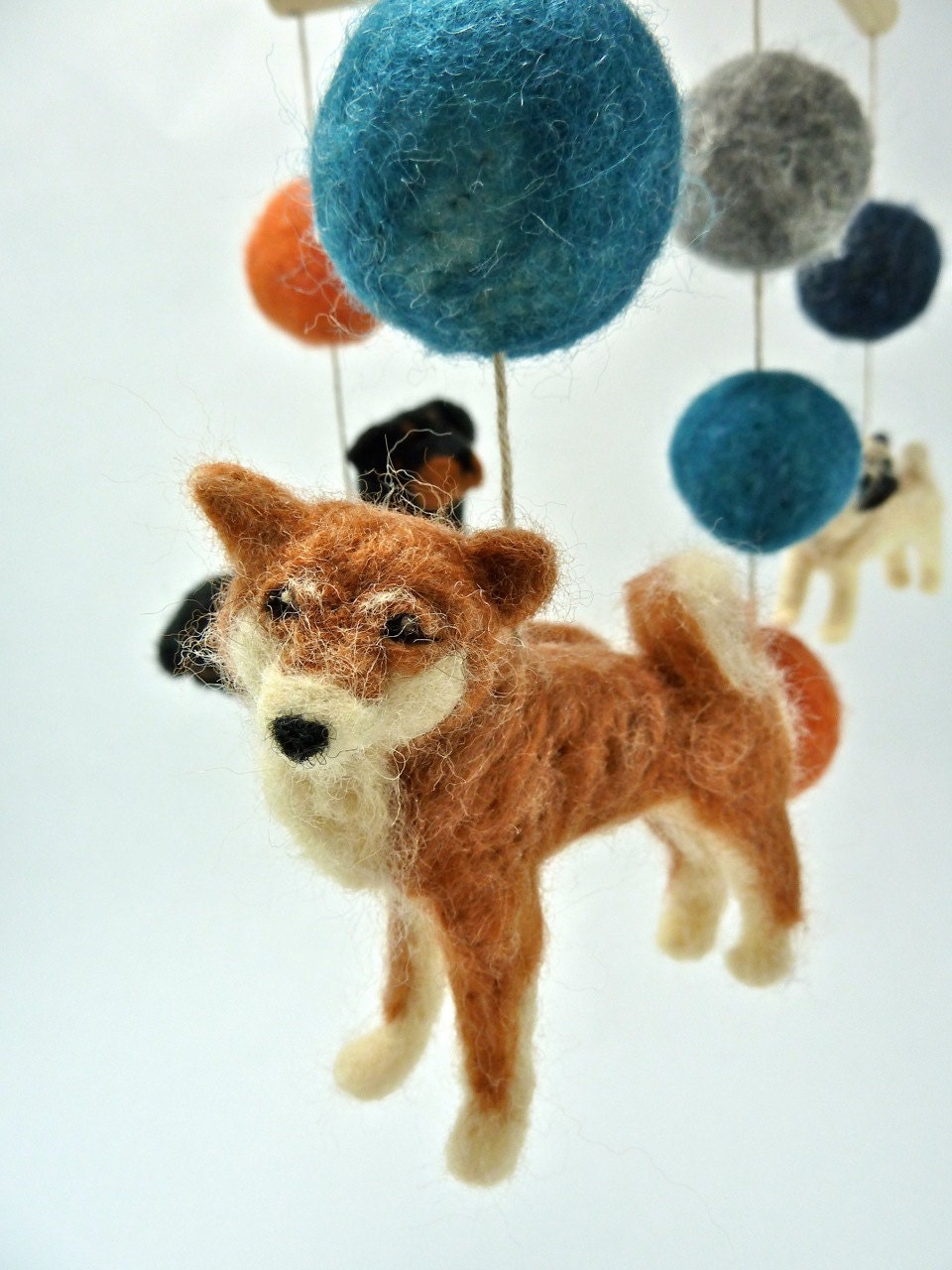 Multi Breed Dog Mobile Baby Mobile Dog Mobile by sheepcreekstudio