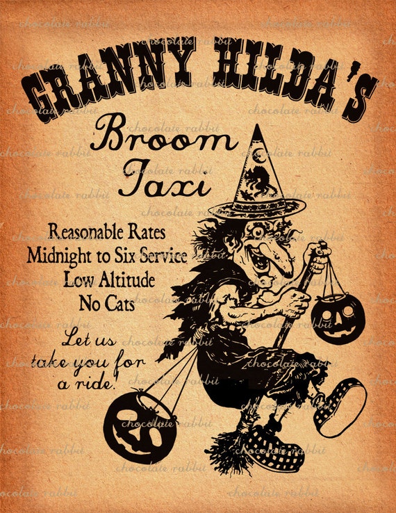 vintage witch clipart - photo #49