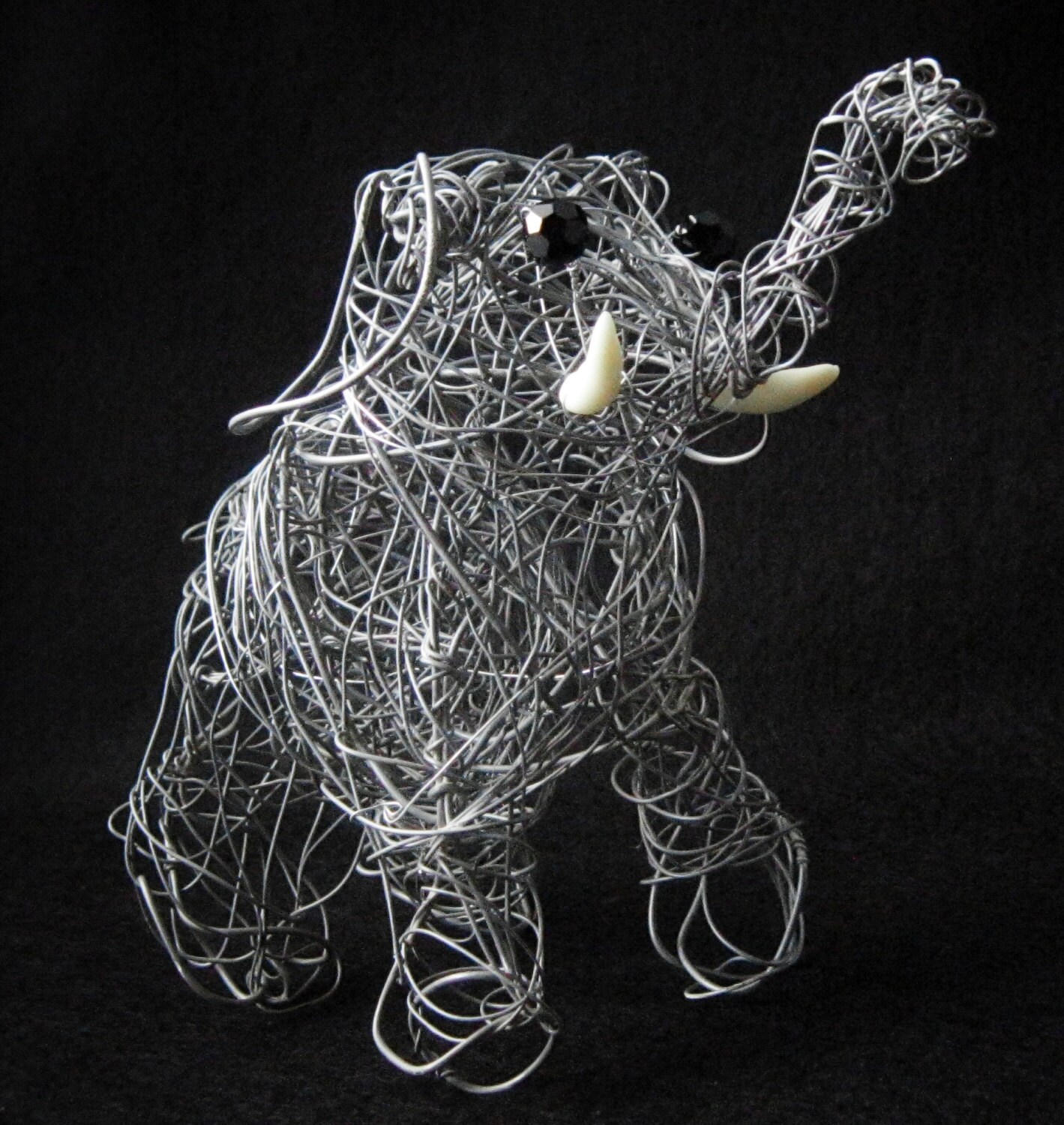 Elephant Wire Sculpture