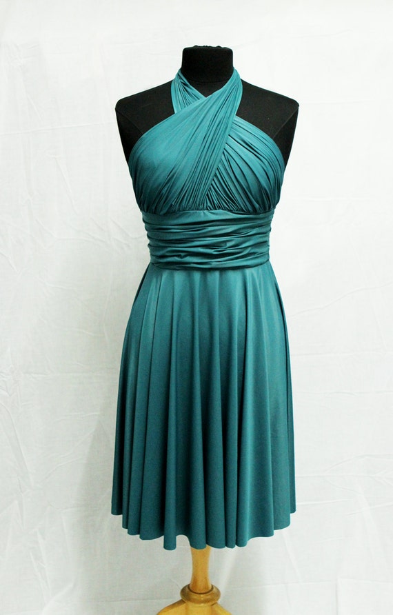 Convertible Emerald Green Dress Bridesmaid Infinity Dress