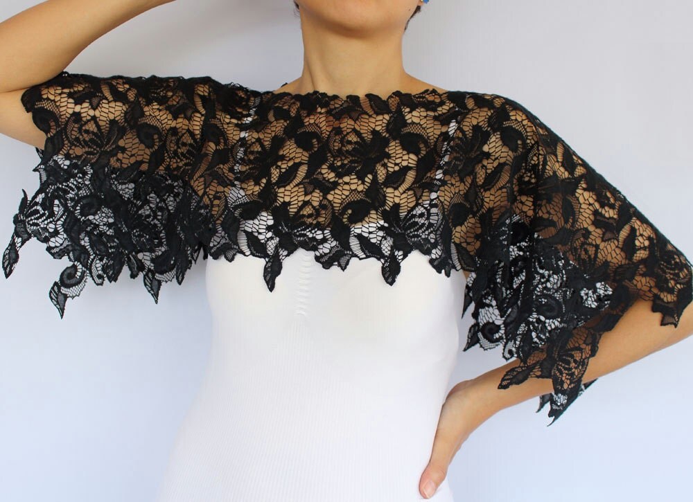lace shoulder wrap