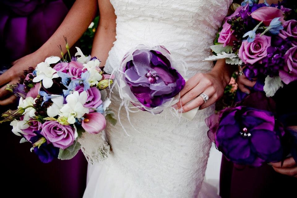 Purple Wedding Party Radiant Orchid Bridesmaid By Bellafiore2009 7690