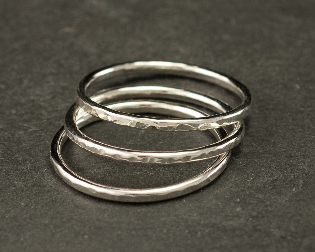 Sterling Silver Stacking Ring Set Stackable Rings Silver