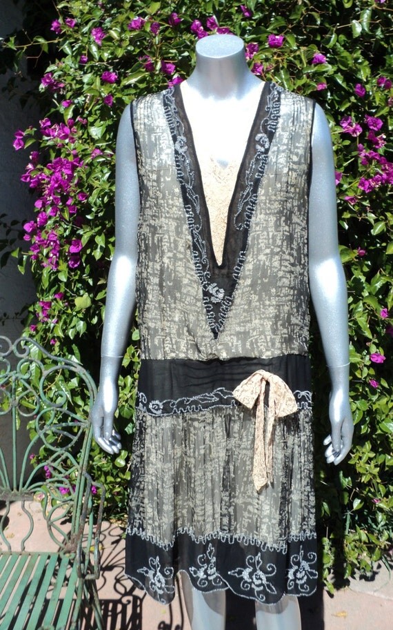 1920s drop waist