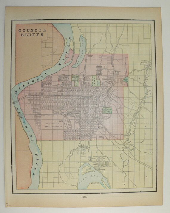 Street map Sioux City Iowa