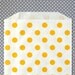 Yellow Polka Dot Party Favor Bags / Goody Bags / Treat Bags (20) - 5 x 7.5 inches