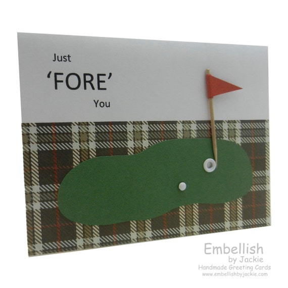 Golf Birthday Card Handmade