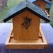 Pair of Bluebirds Wooden Birdfeeder