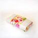 Coupon shopping organizer task list making mini notebook holder tri fold cotton linen