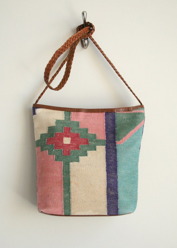 woven wool bag