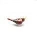 Bird pendant, brown bird, bird bead - Caramel Birdie