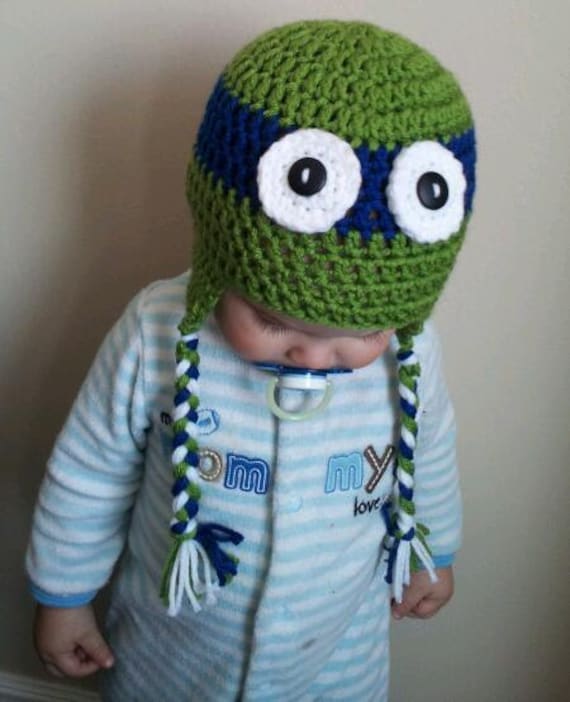 Teenage Mutant Ninja Turtles Crochet Beanie