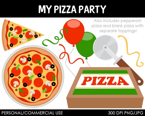 free pizza party clipart - photo #14