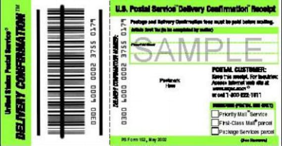 usps code confirmation Tracking Number Delivery similar to Items USPS
