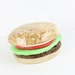 Awesome Vintage Ceramic Hamburger Coaster or Trivet Set