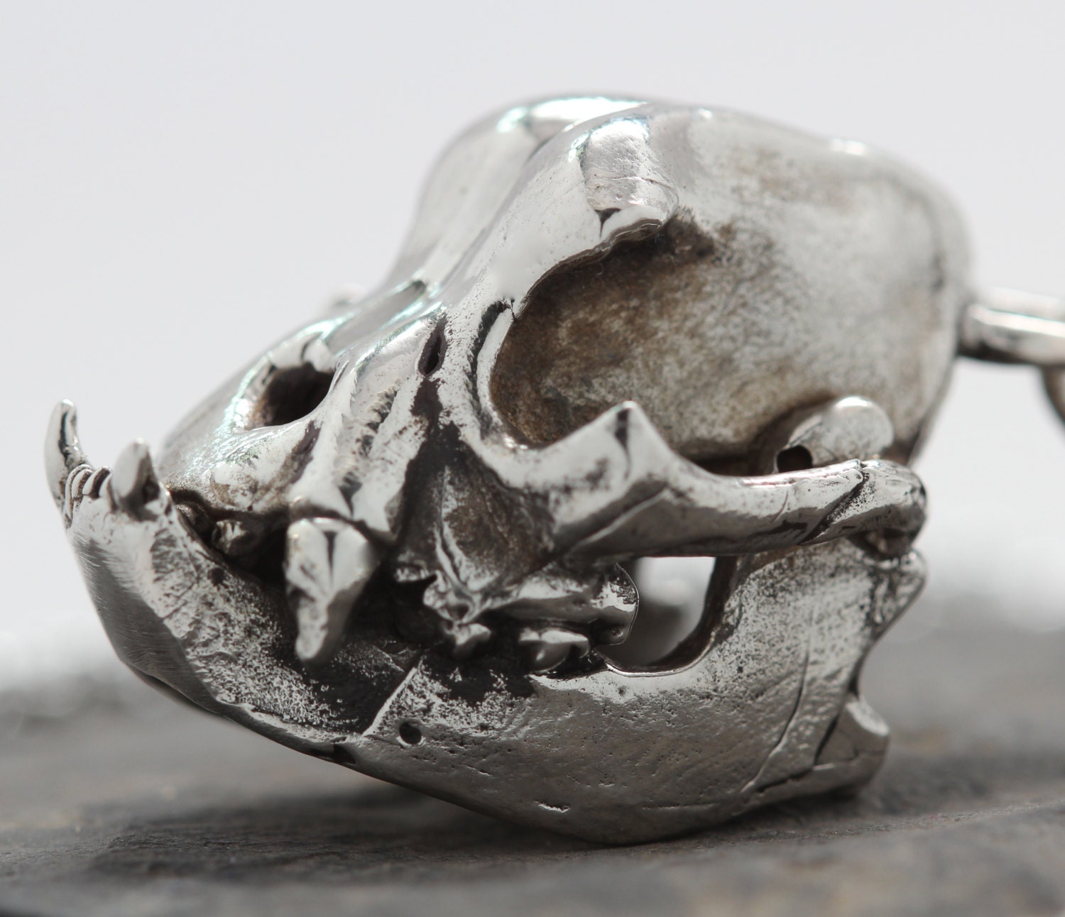 nyc carving wax pendant in skull by BlueBayerDesignNYC bull dog NYC sterling cast nyc carving wax pendant in skull by BlueBayerDesignNYC bull dog NYC sterling cast
