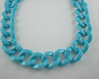 chunky chain plastic inch necklace craft link