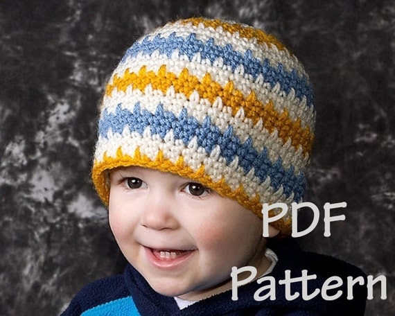 Instand download permission to sell Easy crochet beanie