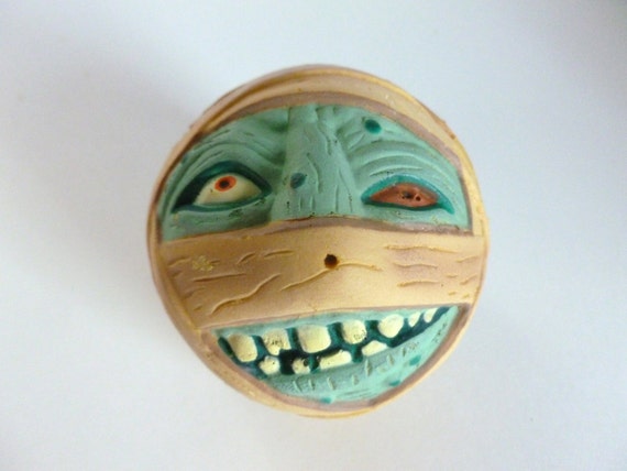 Vintage 1985 MADBALLS Dust Brain Toy Ball Retro 1980's