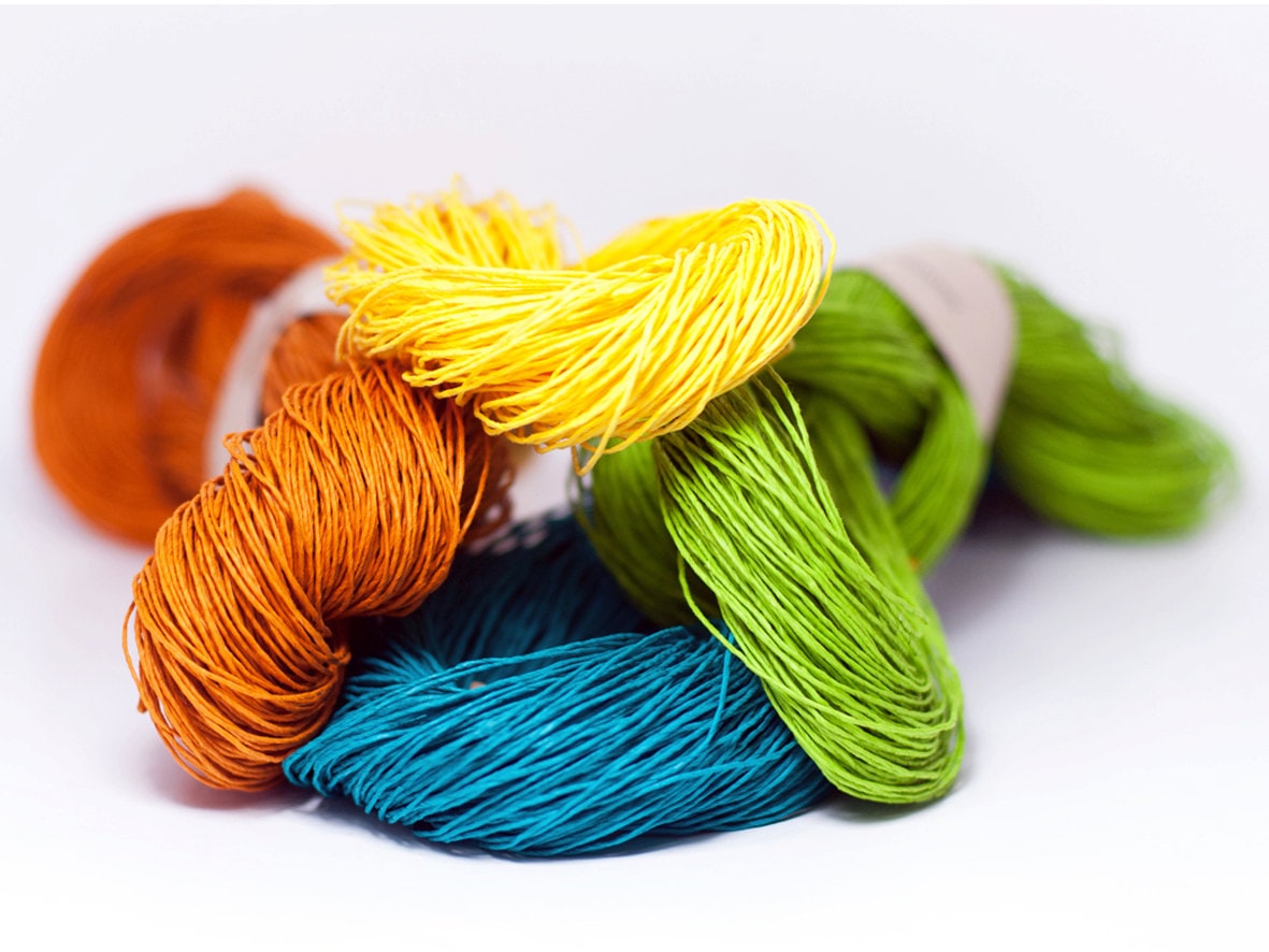 Paper Yarn Paper Twine Dark Purple / Aubergine by PaperPhine