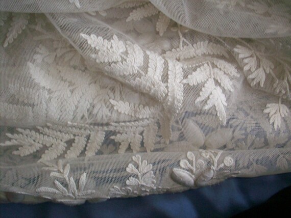 Items similar to Breathtakingly beautiful lace spread or veil or ...