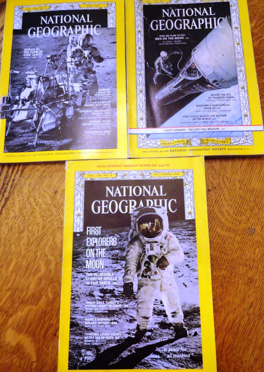 National Geographic Space Exploration Old Advertisements