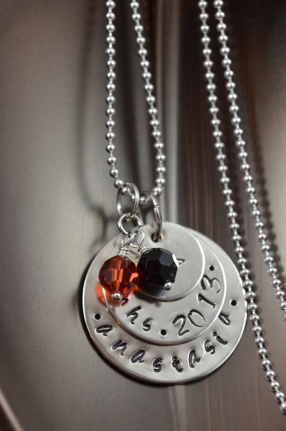 Personalized Graduation Necklace Senior by FutureHeirloomDesign