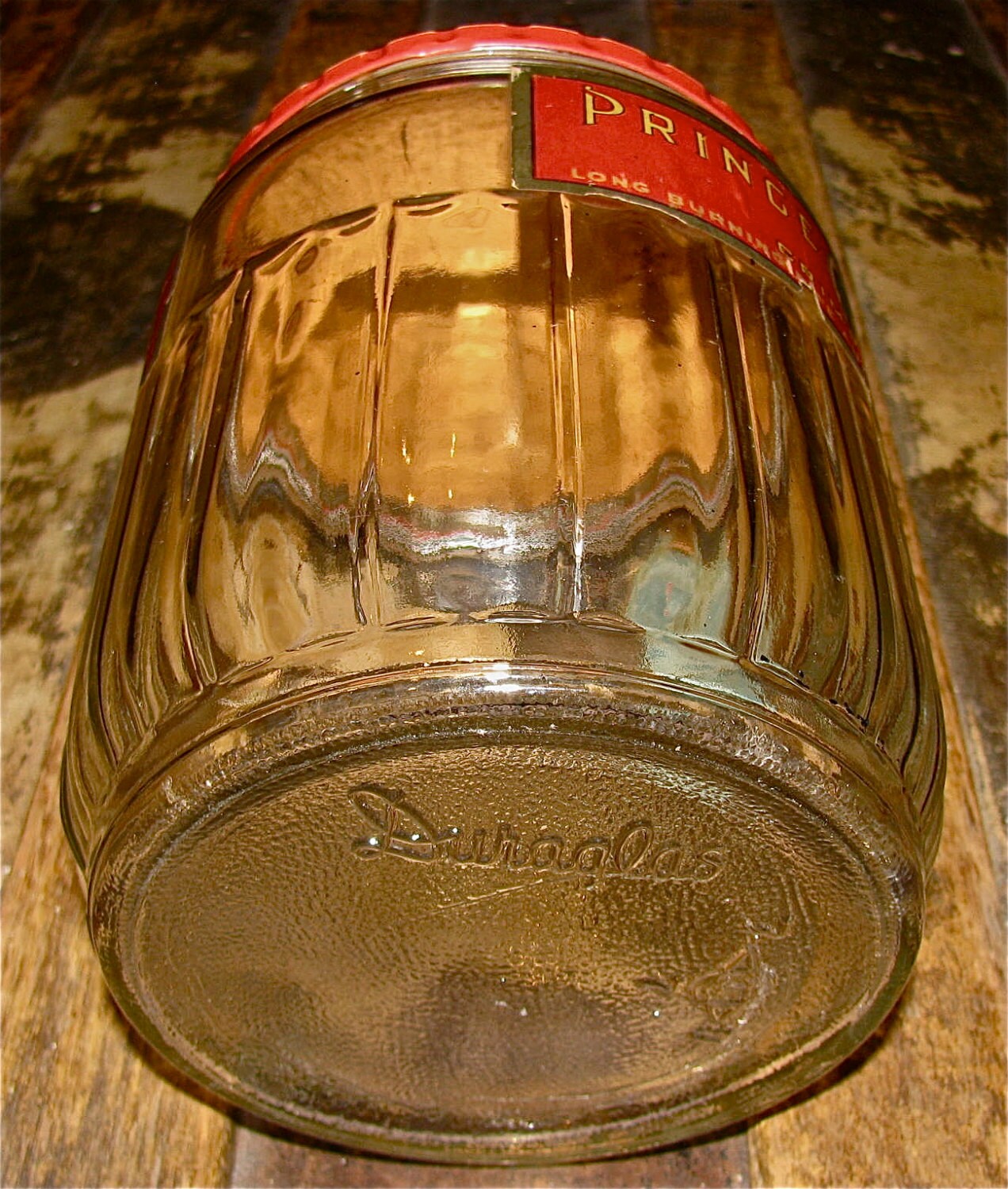 Vintage Prince Albert Tobacco Glass Jar with by downthepipelines