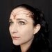 Copper sea glass circlet,Steampunk, womens, accessories, handmade,