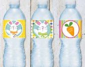 Hippity Hoppity Easter Bunny Matching Printable Party Water Bottle Labels Il_170x135
