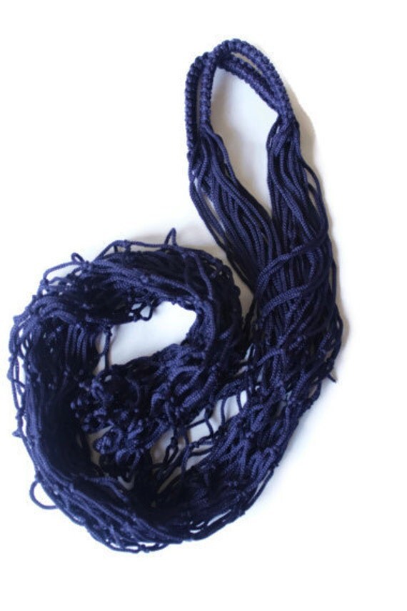 Dark Blue Fishnet Bag Under 10 Mesh Bag by karmaistanbul on Etsy Dark Blue Fishnet Bag Under 10 Mesh Bag by karmaistanbul on Etsy