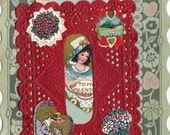 Vintage Handmade Valentines Day Card (033)