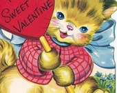 Vintage Children's Classroom Valentines Day Card (106)