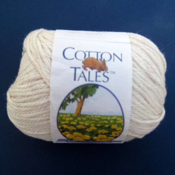 Cotton Yarn Cotton Tales by Caron Worsted Weight 4 by SusanEknits