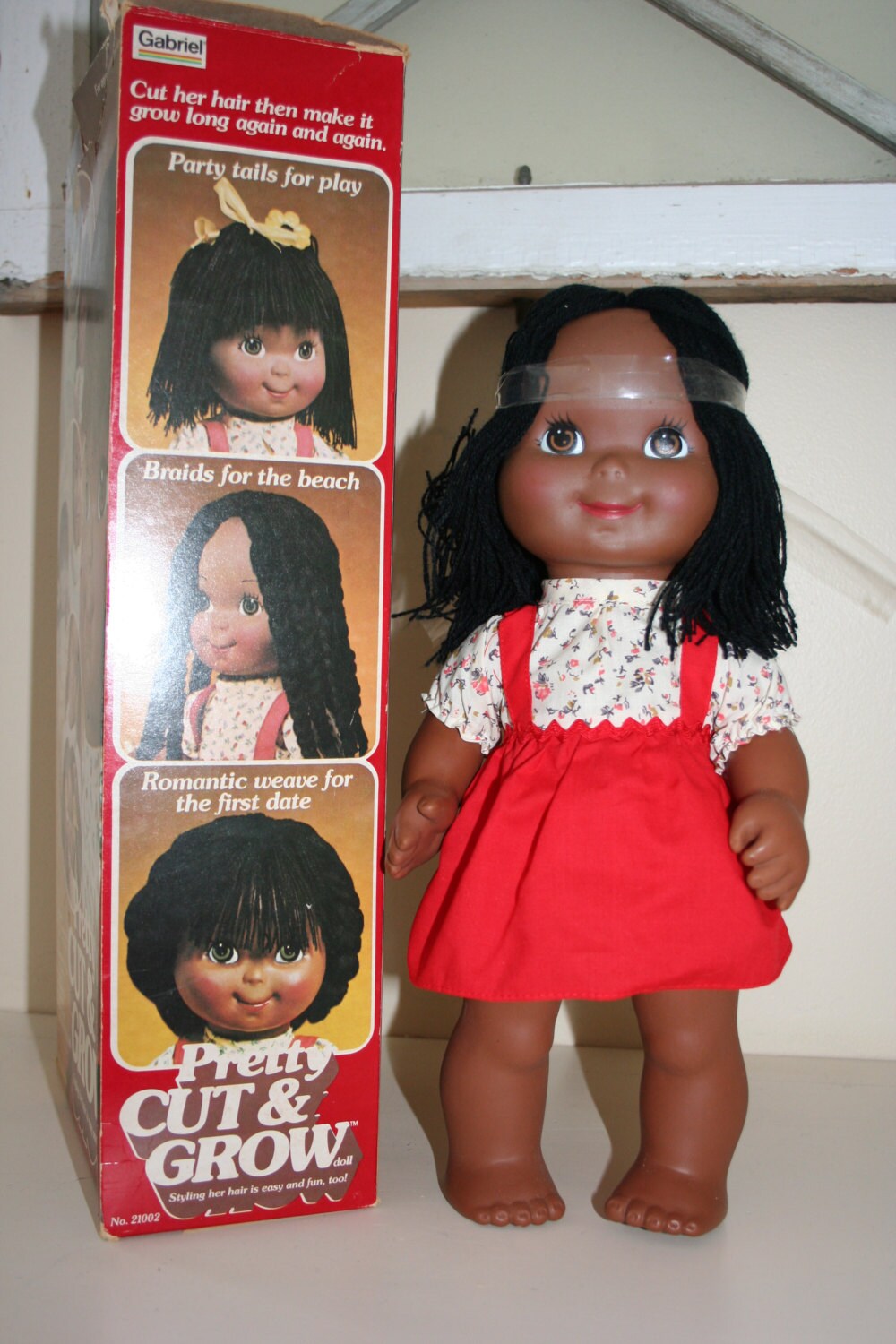 1980 Pretty Cut And Grow Doll By Gabriel