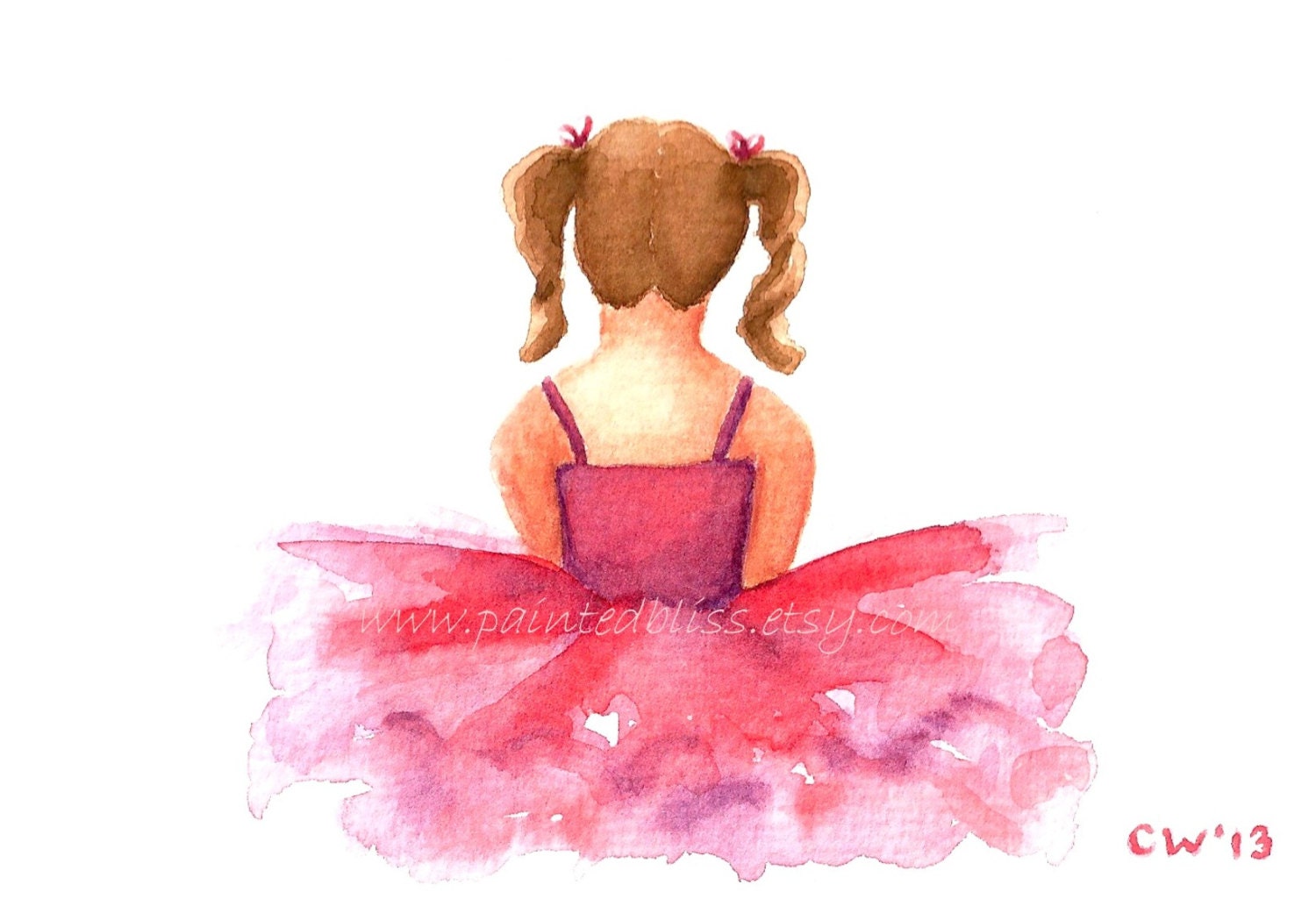 Балерина со спины
