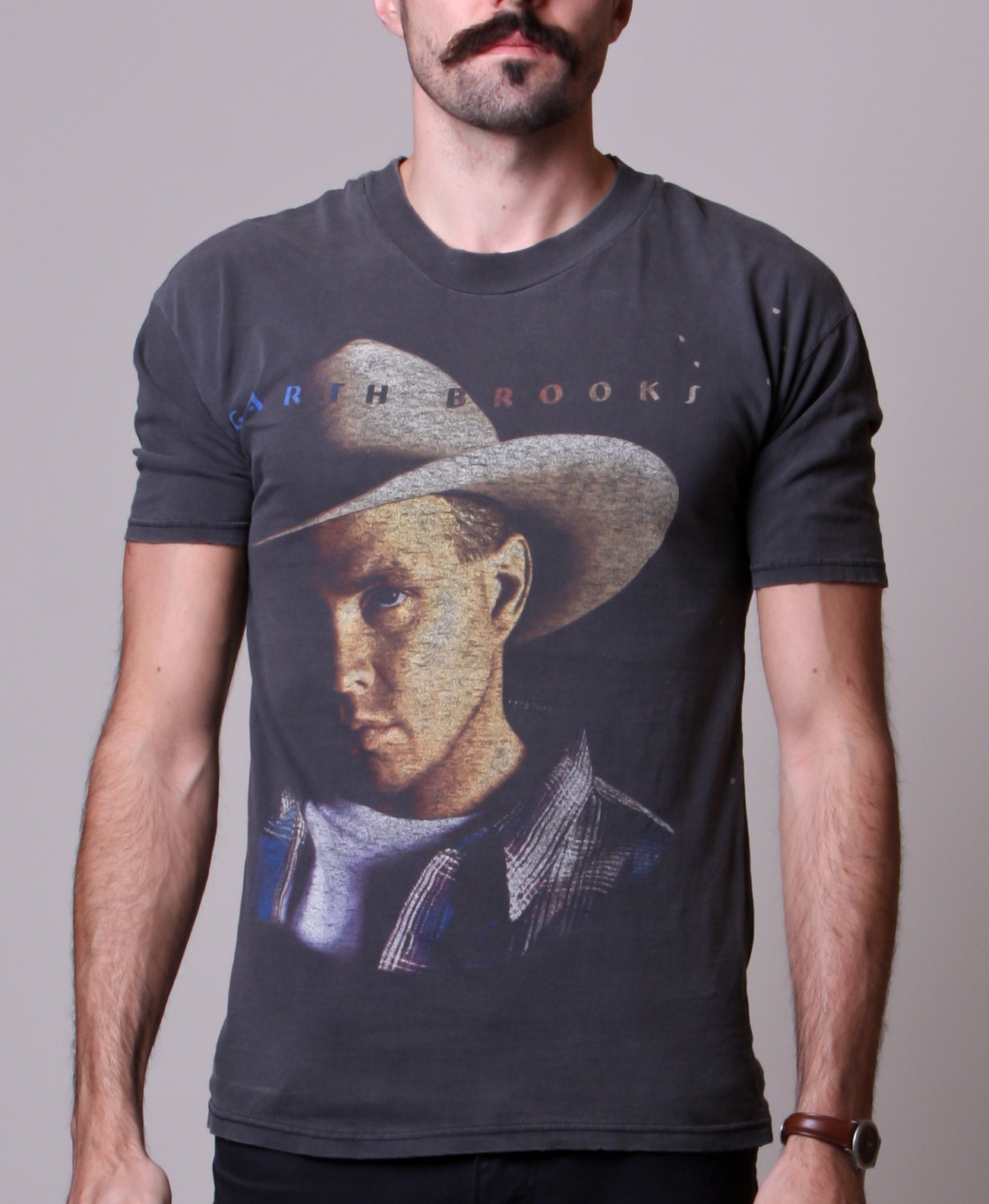 90s Garth Brooks T Shirt Mens Slim Fit Tee Vintage Garth