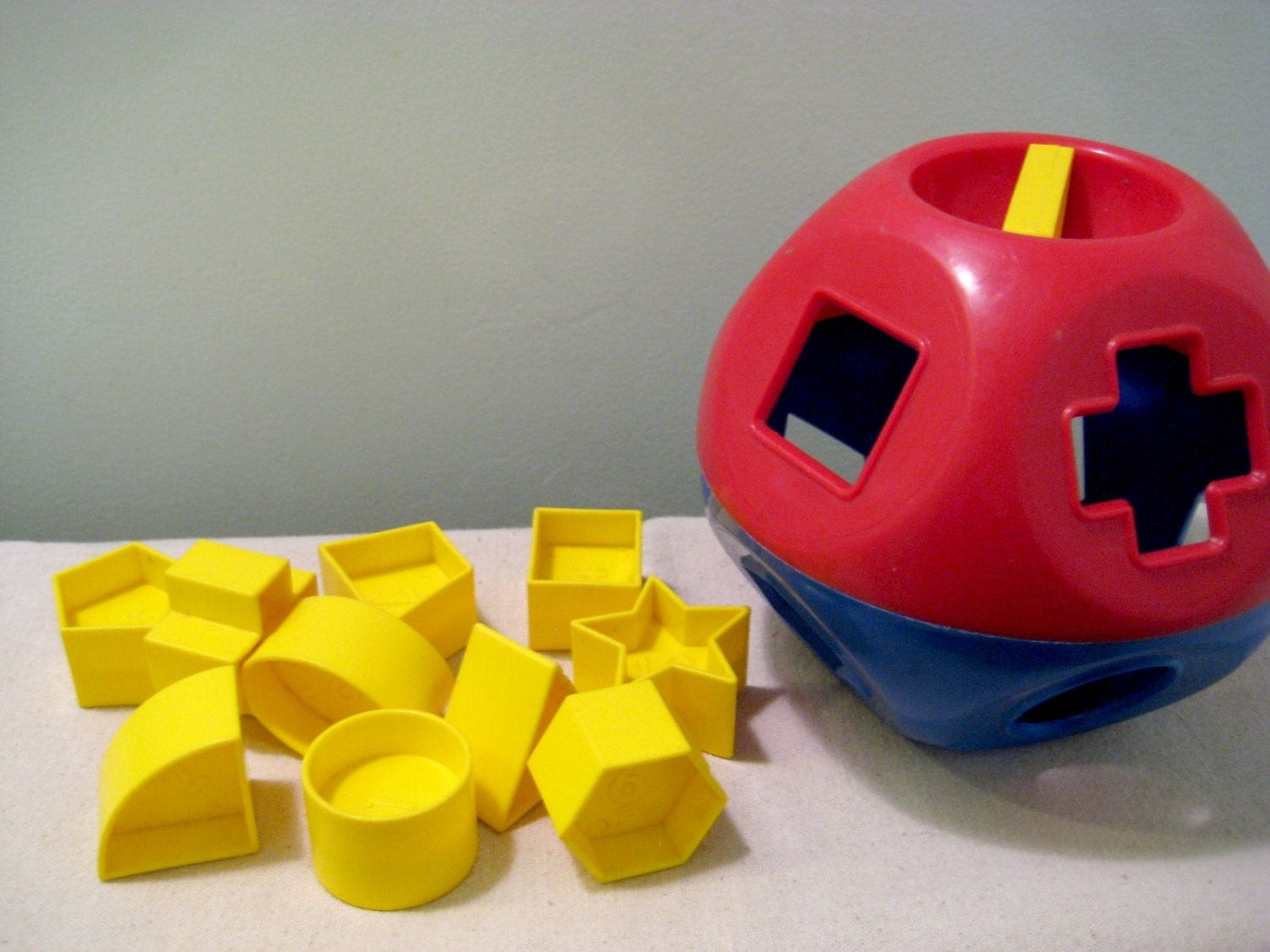 Vintage Tupperware Toys Shape-O Shape Sorter by SBVintageAndDesign