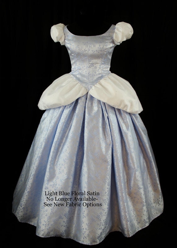 Adult Cinderella Costume Custom Made MORE NEW FABRICS