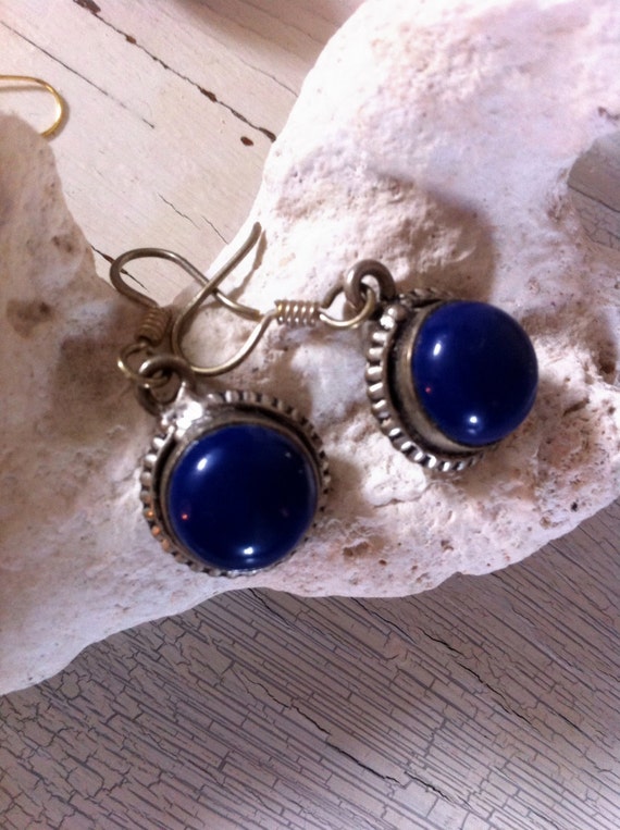 suziewheatvintage Lapis Lazuli Earrings