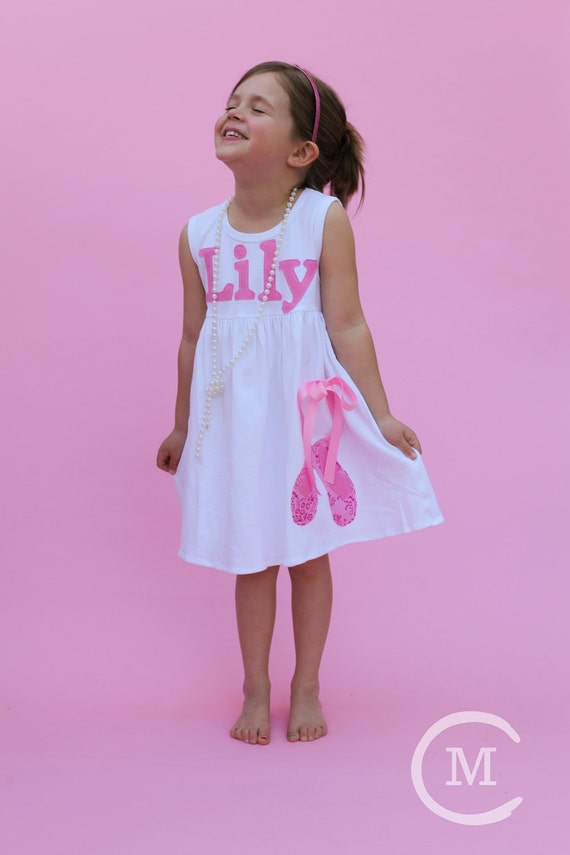 Ballet Shoes Dress Dance Dress Personalized Dress You