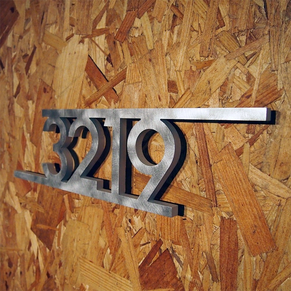 Contemporary House Number Signs Contemporary House Number Signs